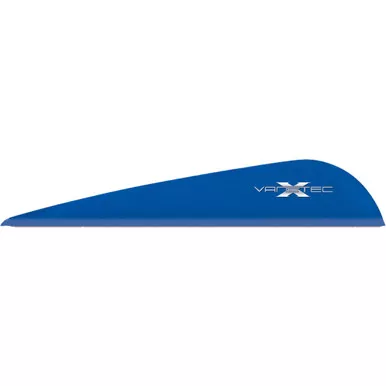Vanetec 30-09-100 V-Max Vanes, 3 Inches, Blue, 100 Pack