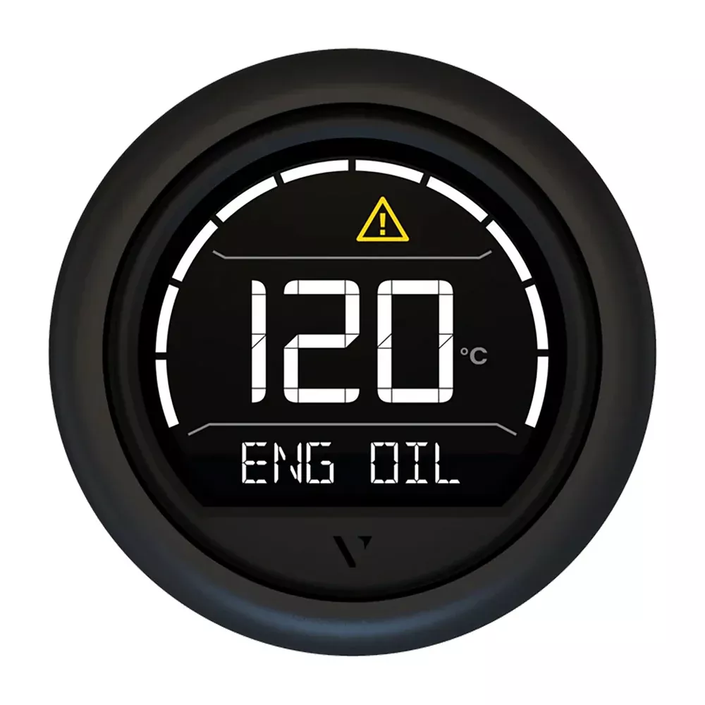 Veratron VL Digital 52 w/Round Black Bezel [B00205702]