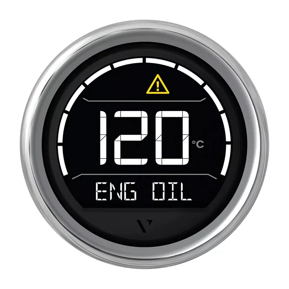 Veratron VL Digital 52 w/Round Chrome Bezel - B00205704