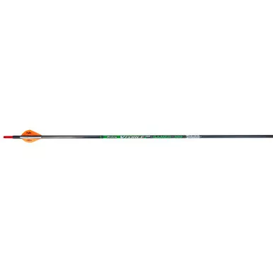 Victory VFG-400FB-6 VForce Gamer Arrows, Blazer Vanes, 400 Spine, Black, 6 Pack