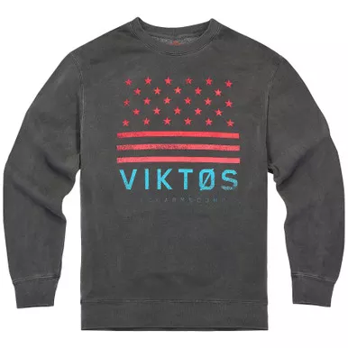 VIKTOS Men's Beach Break Fleece Vintage Black Crew (19245)