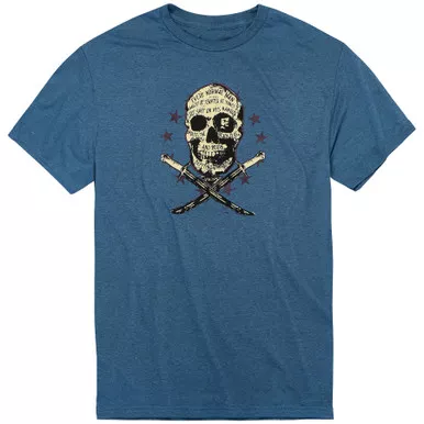 VIKTOS Men's Hoist the Black Navy Heather Tee (19242)