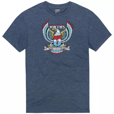 VIKTOS Men's Wingover Navy Heather Tee (19000)