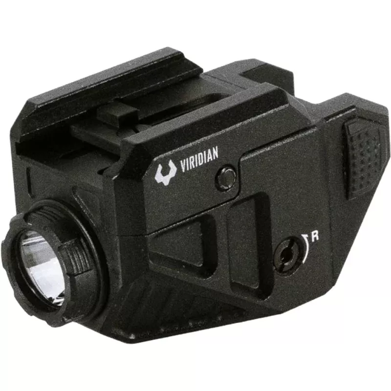 Viridian C5L Micro Universal Laser and Light 550 Lumen Tactical Light w/ Green Laser Black