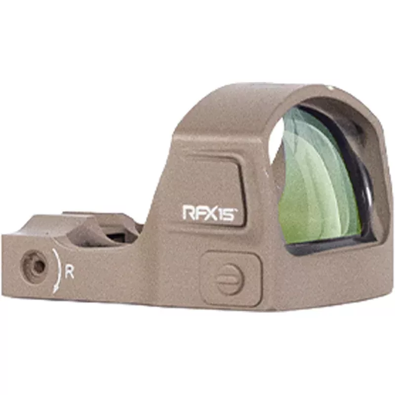 Viridian RFX15 Reflex Sight 1×17 Micro Green Dot SHIELD Mounting FDE