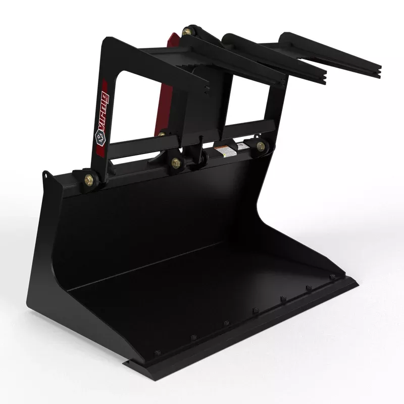 Virnig V20 Mini Skid Steer Scrap Grapple | CSG Series | Widths 36″ to 48″ | 15–25 GPM | For Mini Skid Steers