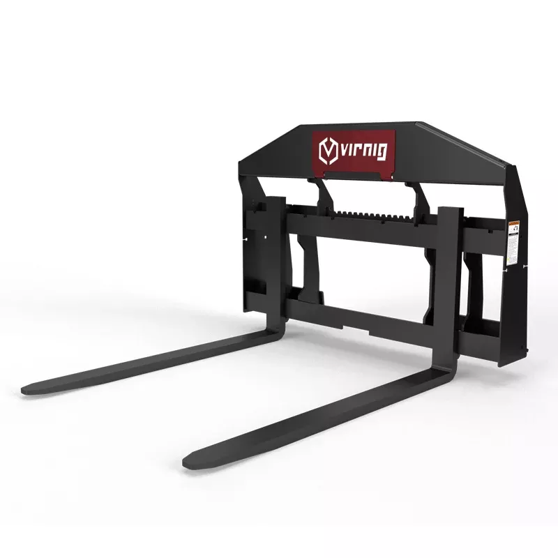Virnig V30 Compact Tractor Rail Pallet Fork | Models PF3622-CT & PF4222-CT | Tine Length 36″ & 42″ | Width 50.5″ | 25-35 HP | For Compact Tractors
