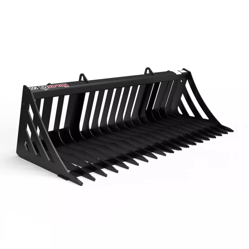 Virnig V30 Compact Tractor Skeleton Rock Bucket | SRV-CT Series | Widths 48″ To 72″ | 25-50 HP | For Compact Tractors