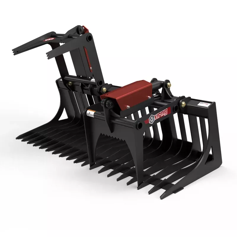 Virnig V30 Compact Tractor Skeleton Rock Grapple | SRGV-CT | Widths 48″ To 72″ | 20-50 HP| For Compact Tractors