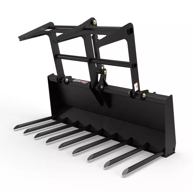 Virnig V30 Compact Tractor Utility Fork Grapple | UGV-CT Series | Widths 49″ To 72.5″ | 20-50 HP | For Compact Tractors