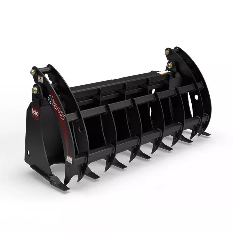 Virnig V50 Root Rake Grapple | URG Series | Widths 67.9″ To 79.9″ | 15-25 GPM | For Skid Steers