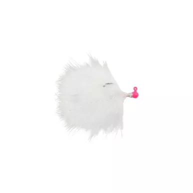 Voodoo Custom Tackle Marabou Jig Hot Pink White 1/64oz