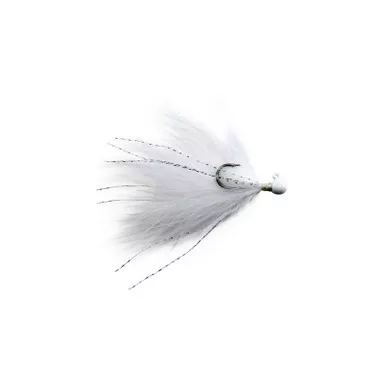 Voodoo Custom Tackle Marabou Jig White 1/32oz