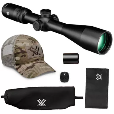 VORTEX Crossfire HD 6-18x50 WideRange Plex MOA Riflescope w/ Counterforce Multicam Camo Cap (CFR-61802+120-64-MUL)