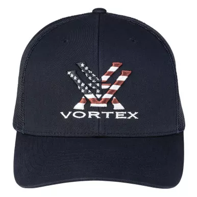 VORTEX Men's Stars and Stripes Navy Cap (126-16-NVY)