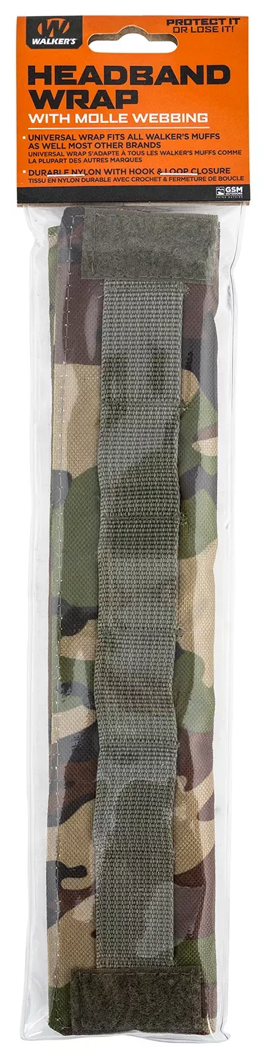 Walker's Razor Headband Wrap Camo Velcro