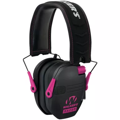 WALKERS GAME EAR Razor Series Slim Shooter Electronic Pink Folding Muff (GWP-RSEM-PNK)