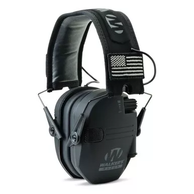 WALKERS GAME EARS Razor Patriot 23dB Black Earmuff (GWP-RSEMPAT)