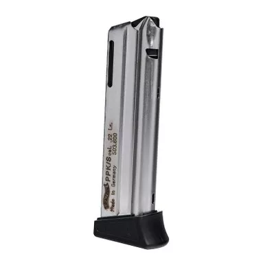 Walther 503600 PPK/s 10 Round .22LR Magazine, Ergonomic Rest