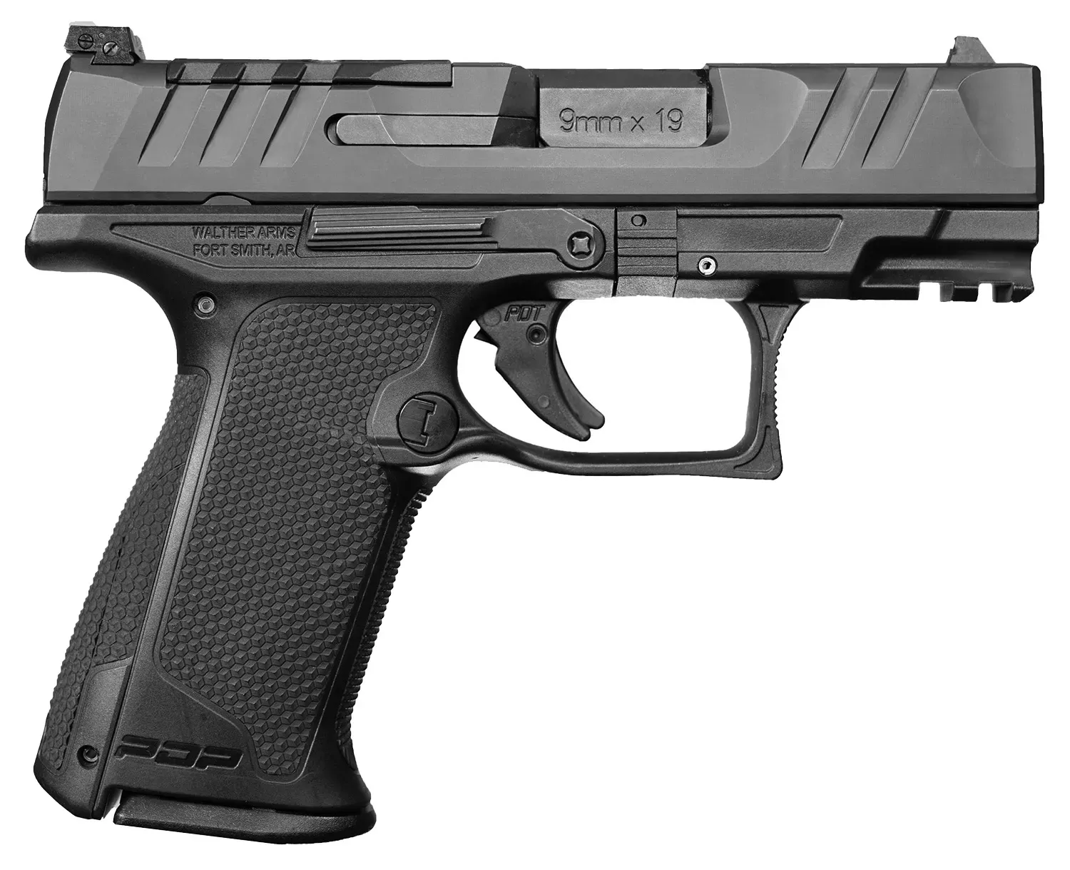 Walther Arms PDP F-Series 9mm Pistol, 3.5″ 10+1 Black