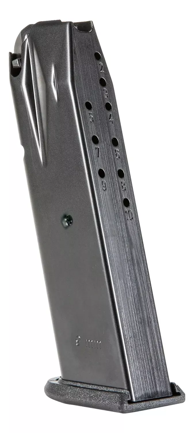 Walther Arms PDP Full Size 10rd 9mm Fit Walther PDP Black Aluminum