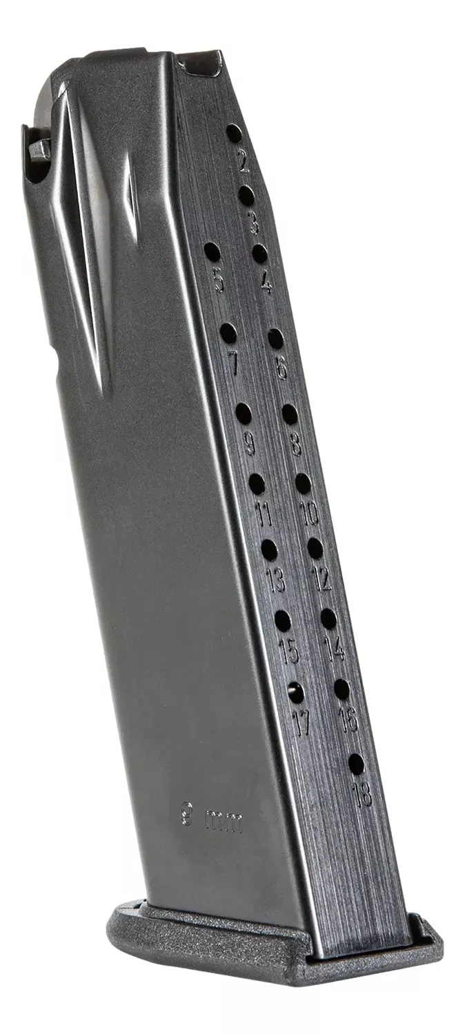 Walther Arms PDP Full Size 18rd 9mm Fits Walther PDP Black Aluminum