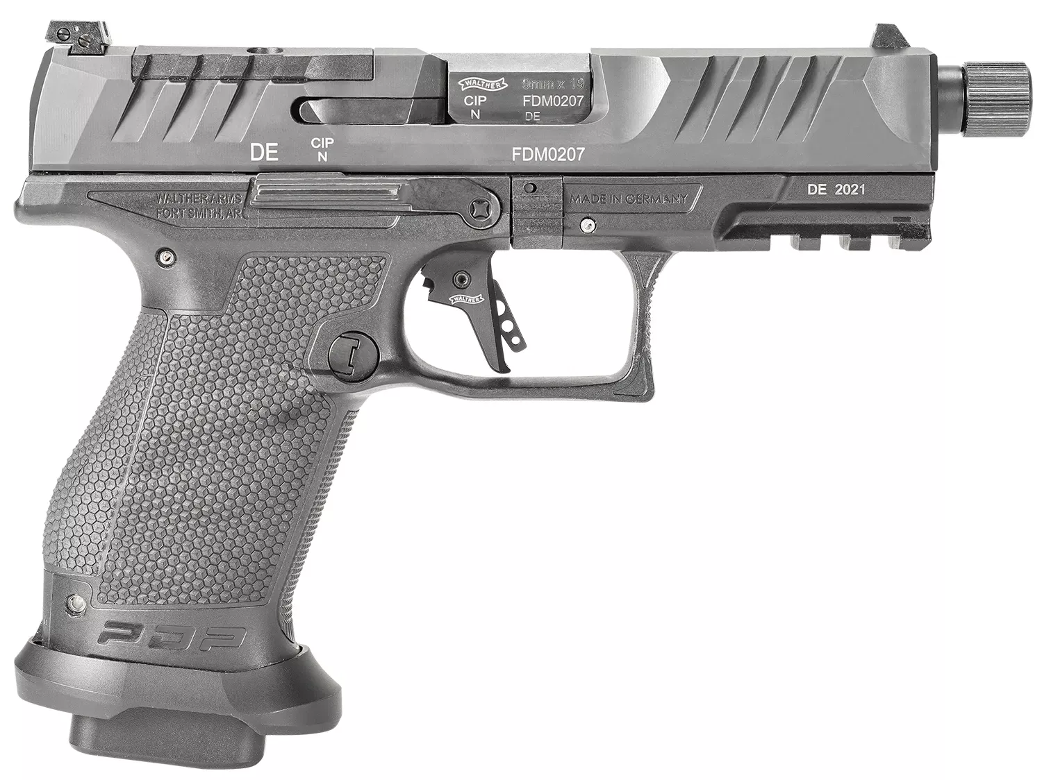 Walther Arms PDP Pro SD Compact 9mm Luger 10+1 4.60″ Black Steel Threaded Barrel