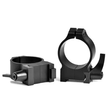 Warne 14BLM Maxima Vertical Split QD 30mm Rings for CZ 550, Medium, Matte Black