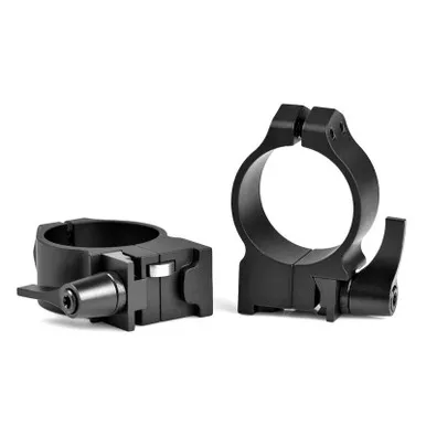 Warne 14R7LM Maxima Vertical Split QD 30mm Rings for Ruger M77, Medium, Matte Black