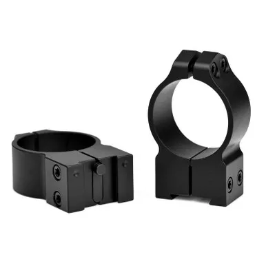 Warne 15TM Maxima Vertical Split Fixed 30mm Rings for Tikka 3TX 3T 695, High, Matte Black