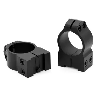 Warne 1TM Maxima Vertical Split Fixed 1" Rings for Tikka 3TX 3T 695, Medium, Matte Black