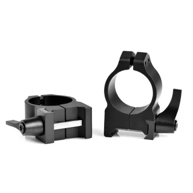 Warne 201LM Maxima Vertical Split QD 1" Rings, Medium, Matte Black