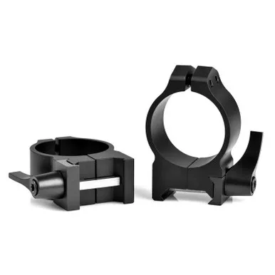 Warne 214LM Maxima Vertical Split QD 30mm Rings, Medium, Matte Black