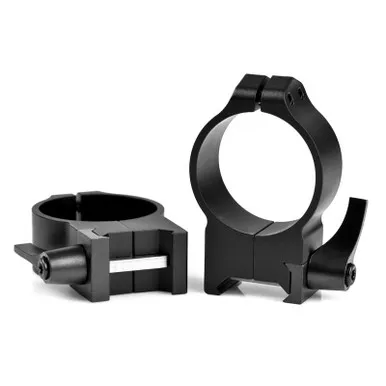 Warne 222LM Maxima Vertical Split QD 34mm Rings, High, Matte Black