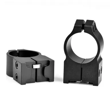 Warne 2R7M Maxima Vertical Split Fixed 1" Rings for Ruger M77, High, Matte Black