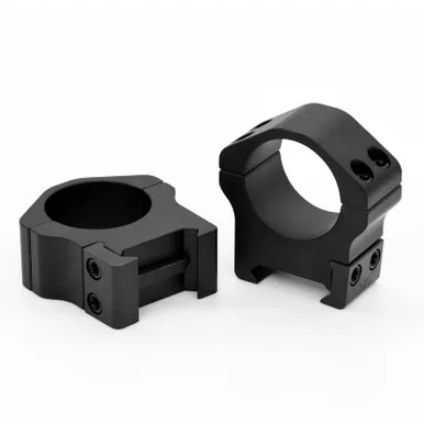 Warne 501M Maxima Horizontal Split Fixed 1" Rings, Medium, Matte Black