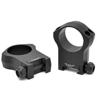 Warne 7217M Mountain Tech Lightweight 30mm Rings, Ultra High, Matte Black