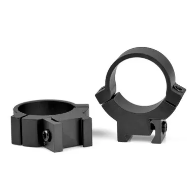 Warne 721M Rimfire Horizontal Split Fixed 1" Rings, Medium, Matte Black