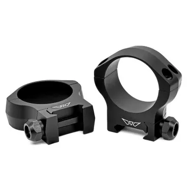 Warne 7241M Mountain Tech Lightweight 35mm Rings, Medium, Matte Black