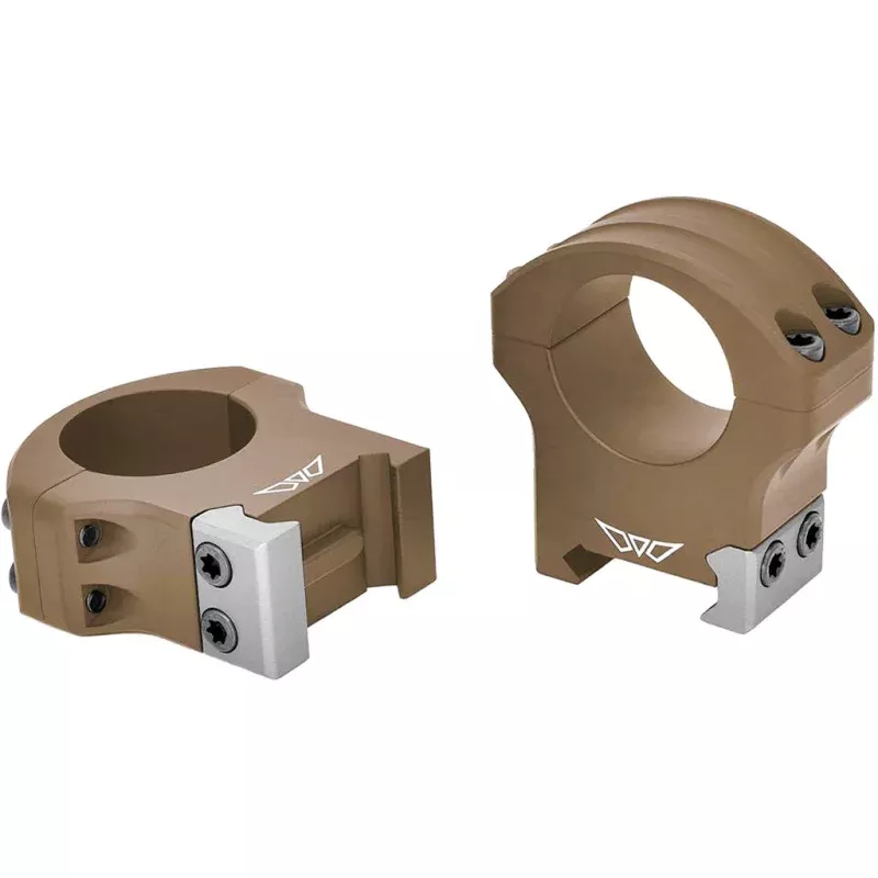 Warne Hyperlite Scope Rings Dark Earth 1 in. High