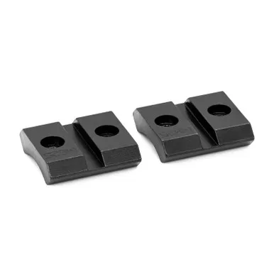 Warne M824/824M Maxima Two-Piece Steel Base for Anschutz (All), Matte Black