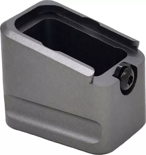 Warne Mag Extension For Glock – 19/23 +5 9mm/+4 .40 Gray