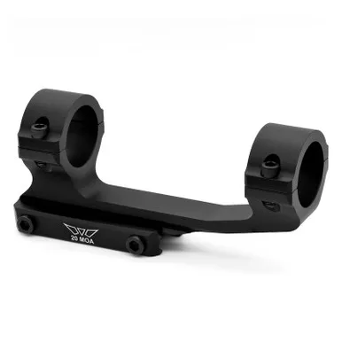 Warne V4011M Vapor One-Piece MSR Mount 1" Rings, 20MOA, Matte Black
