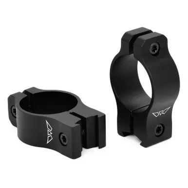 Warne V421M Vapor Vertical Split Rimfire 1" Rings, Medium, Matte Black