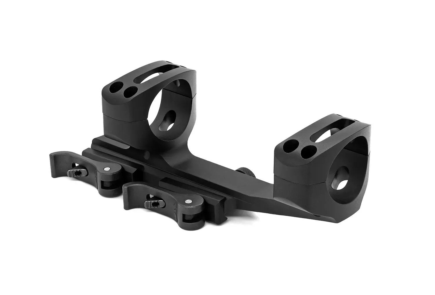 Warne X-SKEL Scope Mount/Ring Combo Quick Detach Black Anodized 30mm Tube