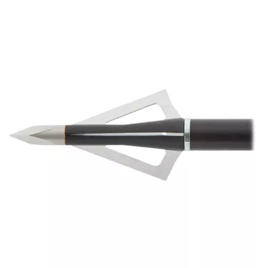 Wasp 7075 Hammer Broadheads, 3 Blade, 75 Grain, Black, 3 Pack