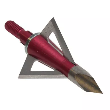 Wasp 9100 Crossbow Boss Broadheads, 3 Blade, 100 Grain, Red, 3 Pack