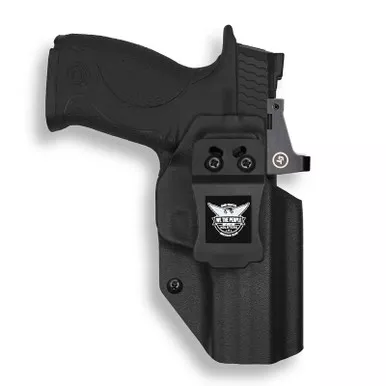 We The People Holsters WTP-R15_1000-R Red Dot Optic Cut IWB Holster for Smith & Wesson M&P9/40C (4.00", 4.25" BBL), Black, Right Hand