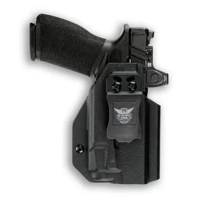 We The People Holsters WTP-R238G_1000-R Red Dot Optic Cut IWB Holster for Springfield Echelon Compact (4.00" BBL) w/ Streamlight TLR-7, Black, Right Hand