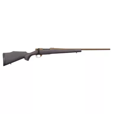 Weatherby VWB222RR4T Vanguard Weatherguard 22-250 Rem 5+1 24" Threaded, Burnt Bronze Barrel/Rec, Black with Bronze Webbing Monte Carlo Stock